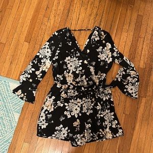 Floral Romper Size Medium